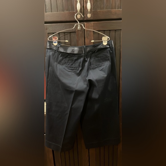 NWT Lane Bryant Navy Blue ‘Houston’ Sz 14 Wide Legged Capri Short Pants - Picture 6 of 6